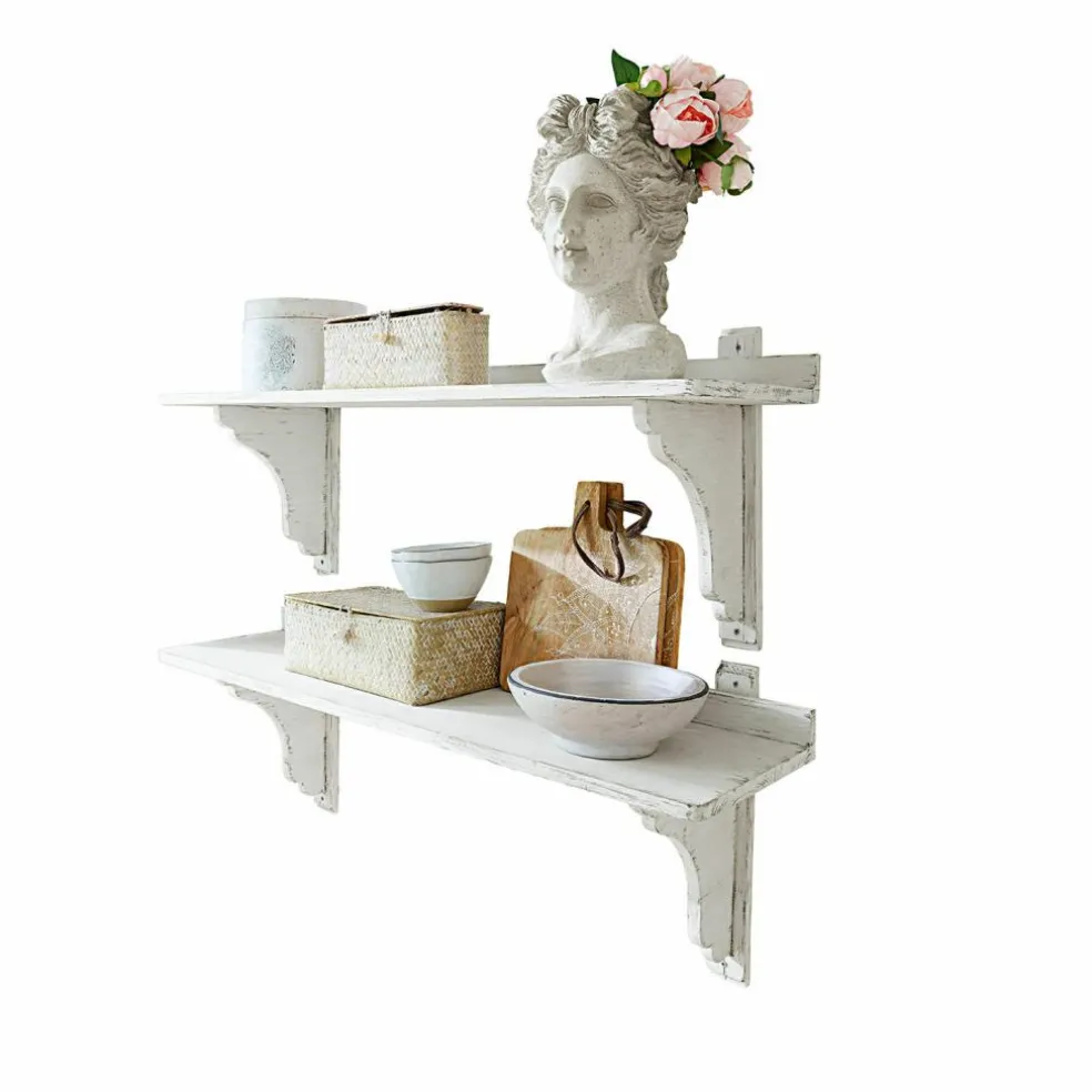 Lot de 2 étagères murales Yvelique