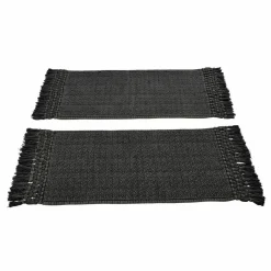 Lot de 2 tapis de bain Faelwyn