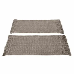 Lot de 2 tapis de bain Faelwyn