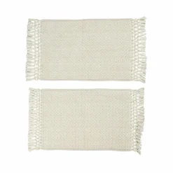 Lot de 2 tapis de bain Faelwyn