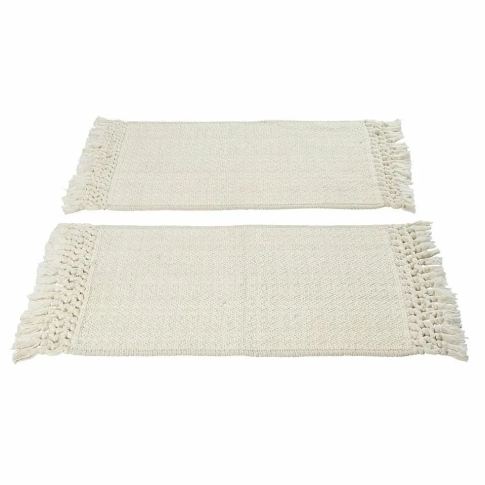 Lot de 2 tapis de bain Faelwyn