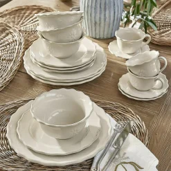 Lot de 6 tasses avec soucoupes Mallevesse