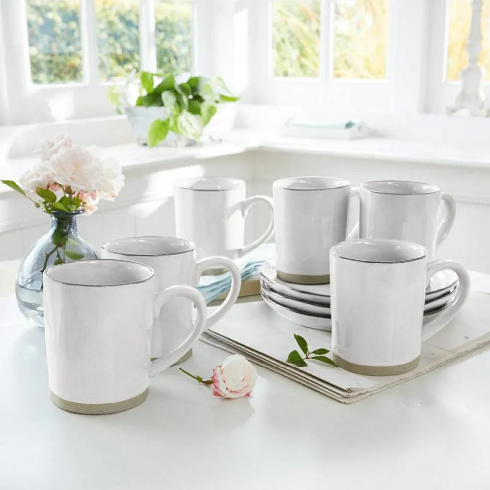 Lot de 6 tasses Biarré