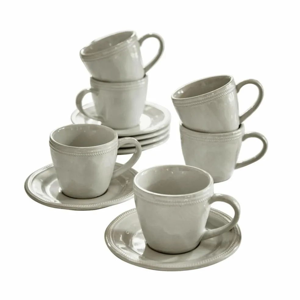 Lot de 6 tasses et soucoupes Norrvik