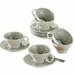 Lot de 6 tasses et soucoupes Braganza