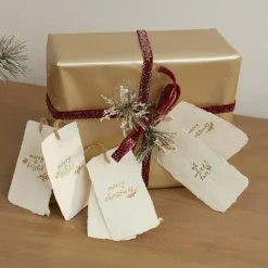 Lot de 6 étiquettes cadeaux Aamira