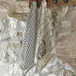 Lot de 2 torchons Fleurissant