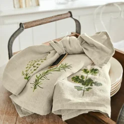 Lot de 3 torchons Herbal Gardens