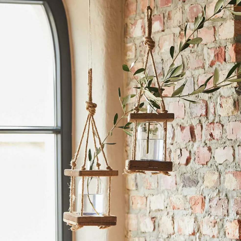 Lot de 2 vases à suspendre Corial