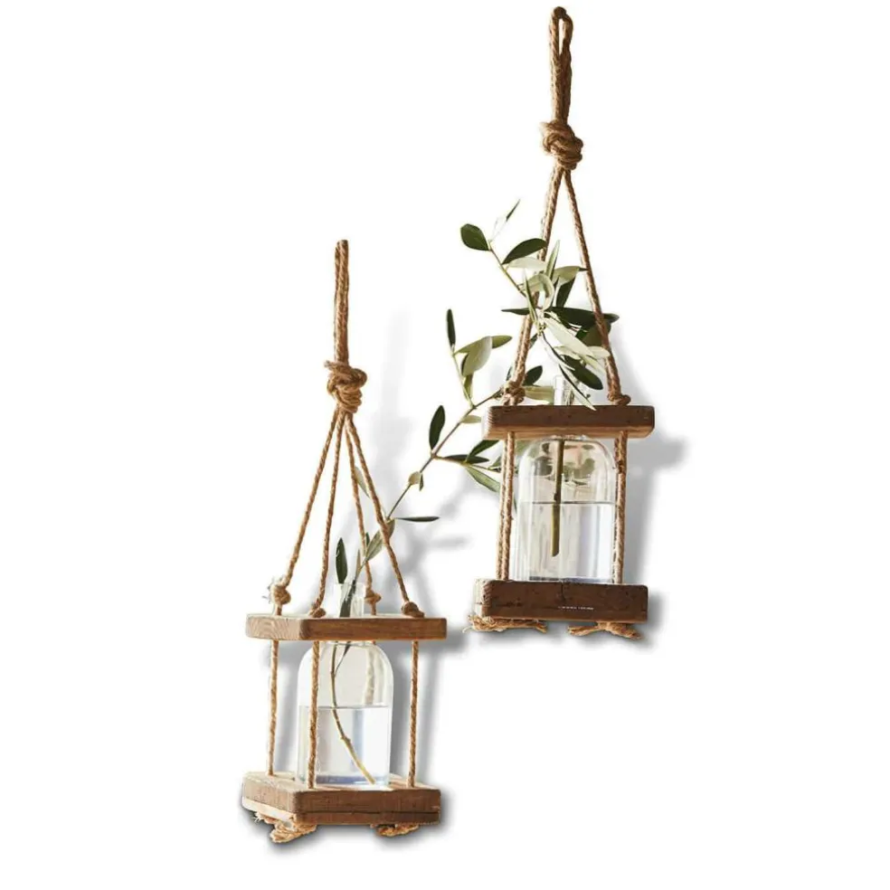 Lot de 2 vases à suspendre Corial