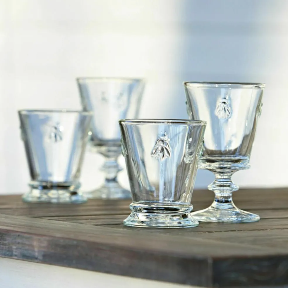 Lot de 6 verres à eau Abeille