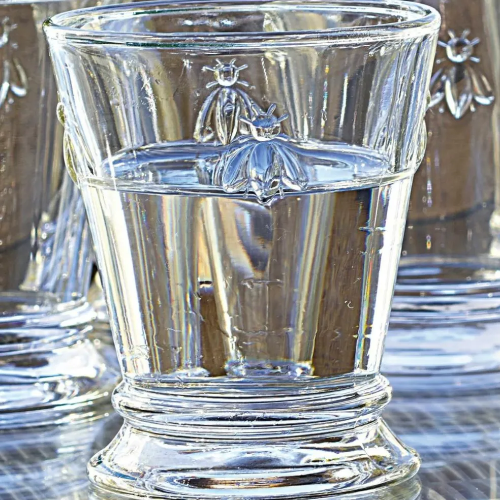 Lot de 6 verres à eau Abeille