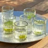 Lot de 6 verres Roseville