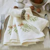 Lot de 4 serviettes de table Mistletoe