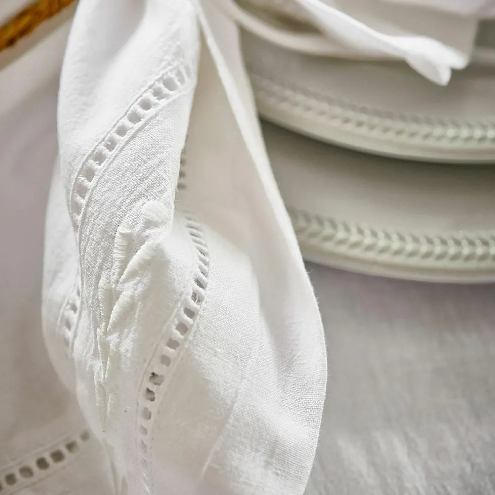 Lot de 4 serviettes de table Ellingford