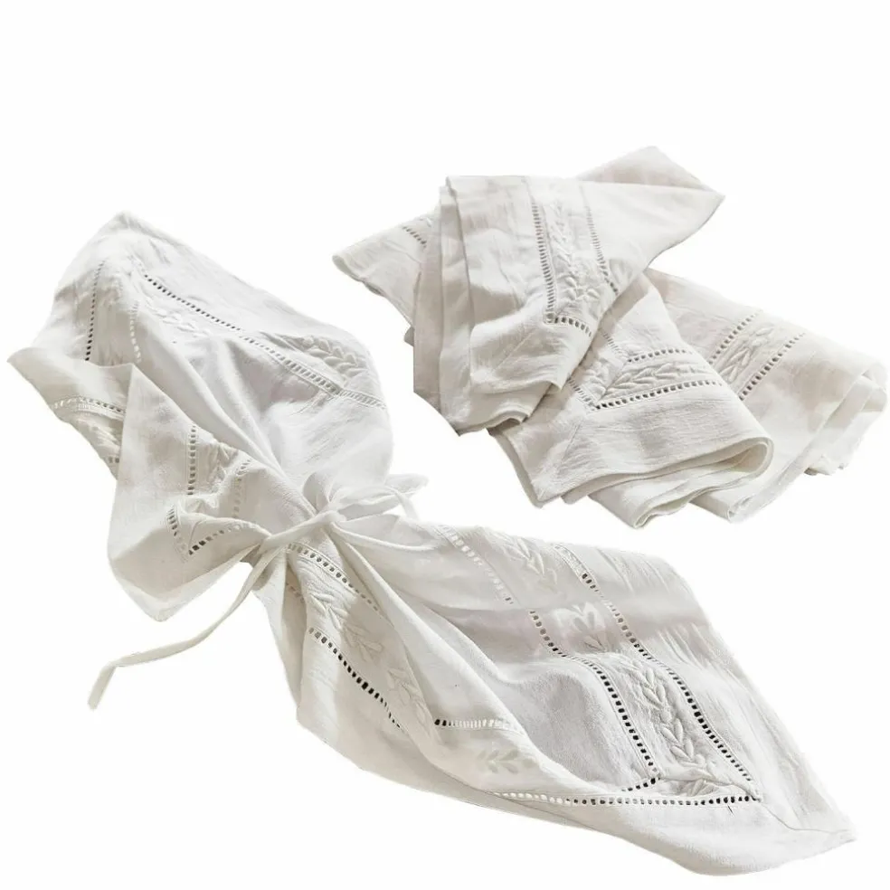 Lot de 4 serviettes de table Ellingford