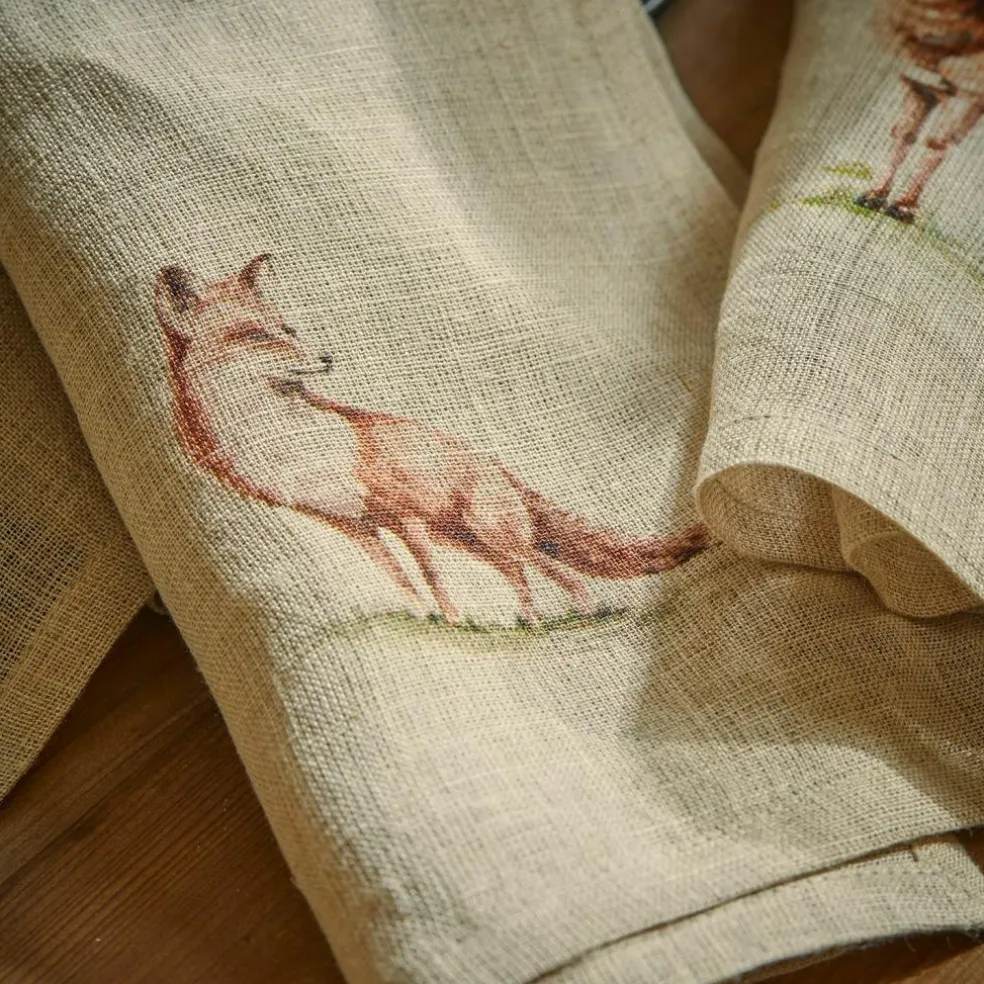 Lot de 4 serviettes de table Doucier