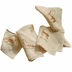 Lot de 4 serviettes de table Doucier