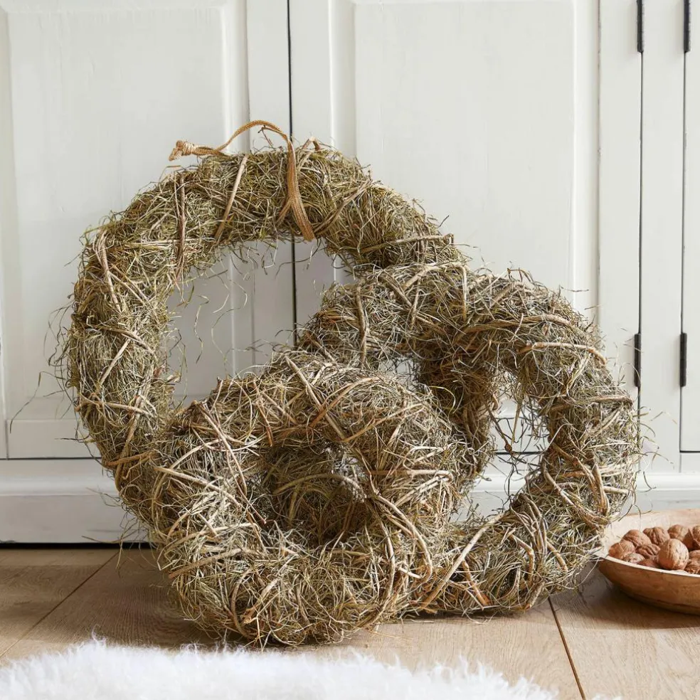 Lot de trois couronnes décoratives Zahar