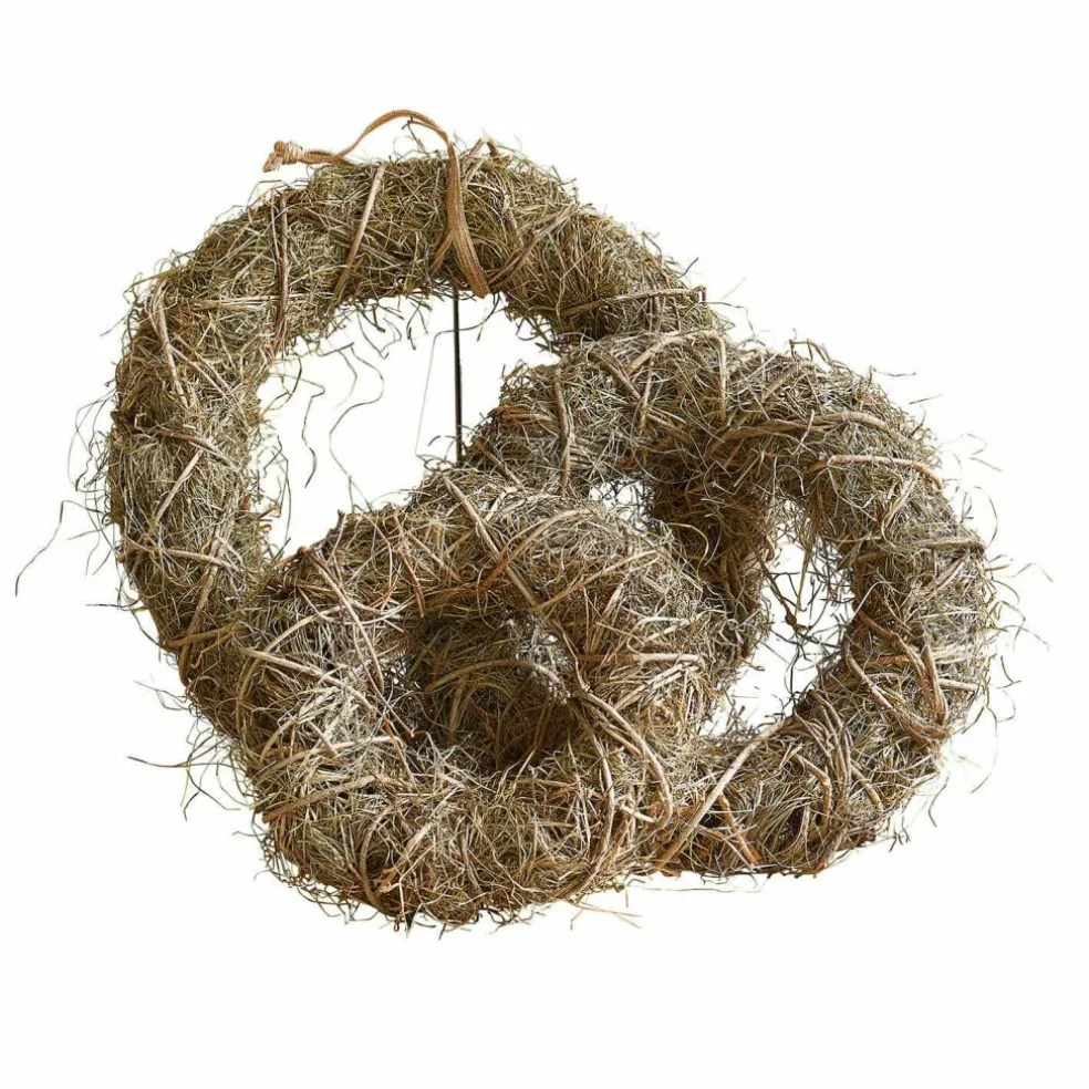 Lot de trois couronnes décoratives Zahar