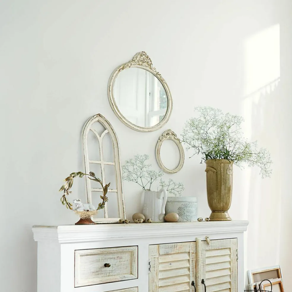 Miroir avec fenêtres décoratives, 3 pièces Morilev