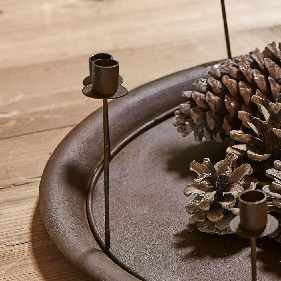 Plateau à bougies Ophéline