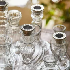 Plateau avec bougeoirs et vases Hilevor