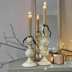 Set de 2 bougeoirs Soliras