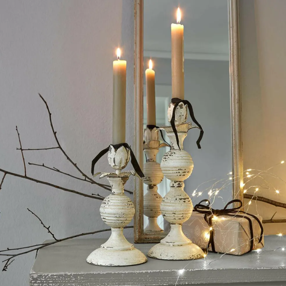 Set de 2 bougeoirs Soliras