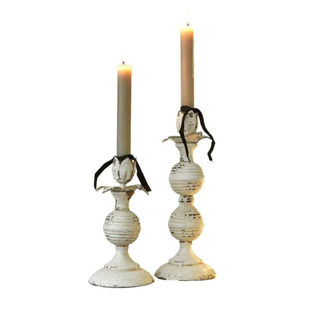 Set de 2 bougeoirs Soliras