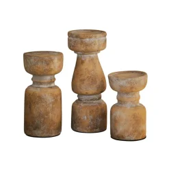 Set de 3 bougeoirs Talona