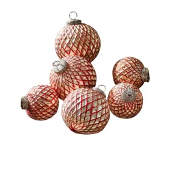 Set de 6 boules de Noël Aleviah