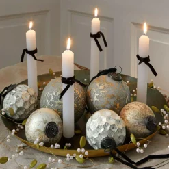 Set de 6 boules de Noël Bellezia