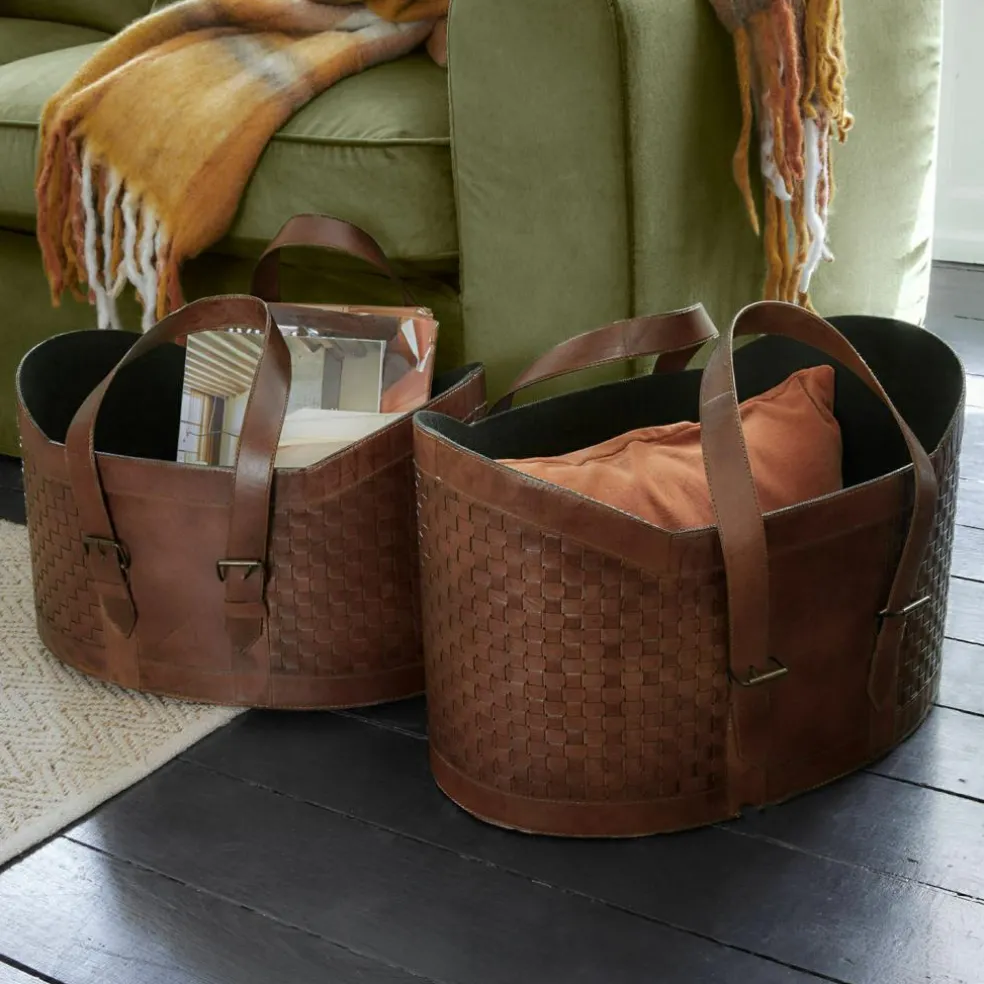 Set de 2 corbeilles Tavari