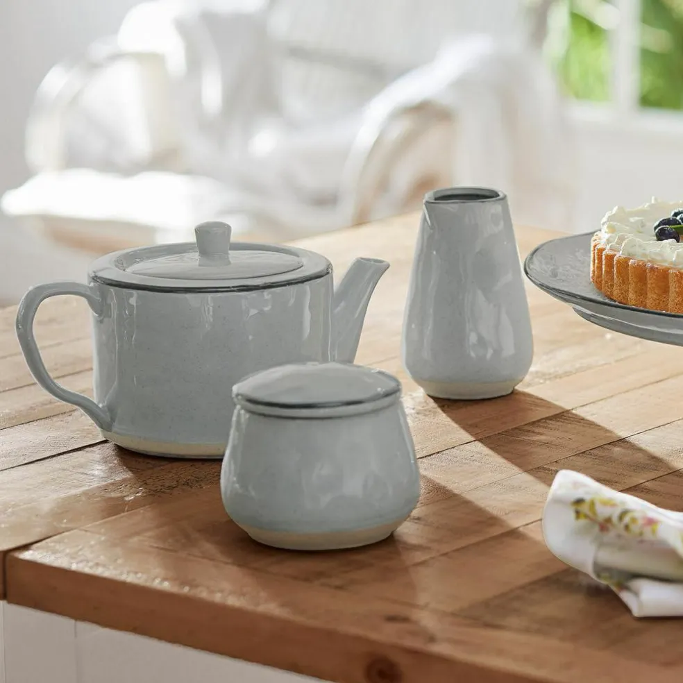 Sucrier et petit pot à lait Biarré