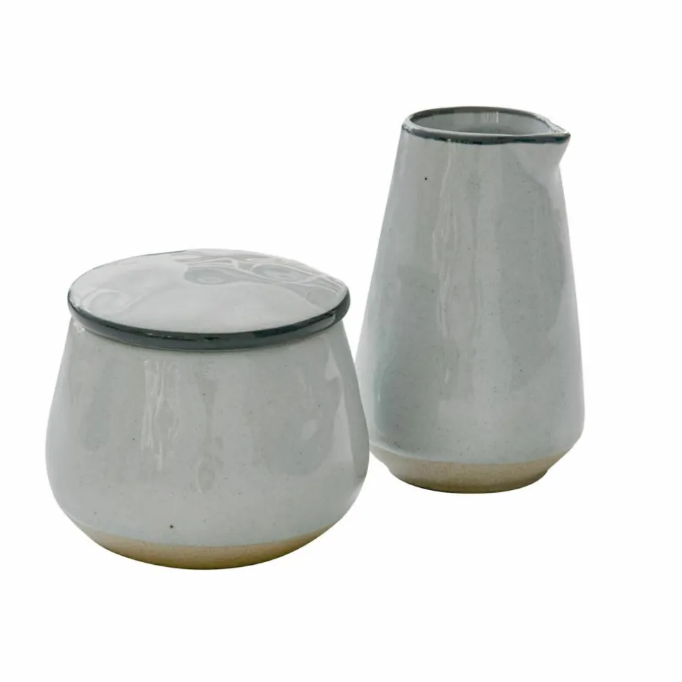 Sucrier et petit pot à lait Biarré