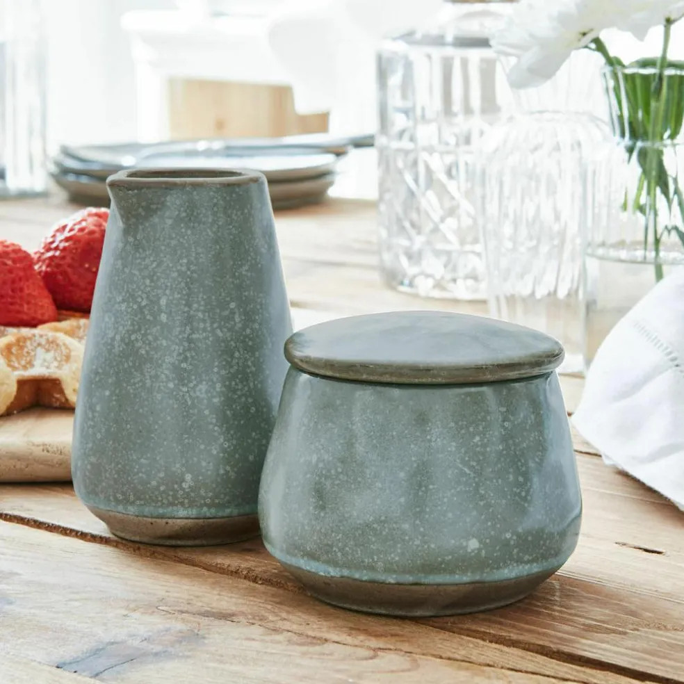 Sucrier et petit pot à lait Biarré