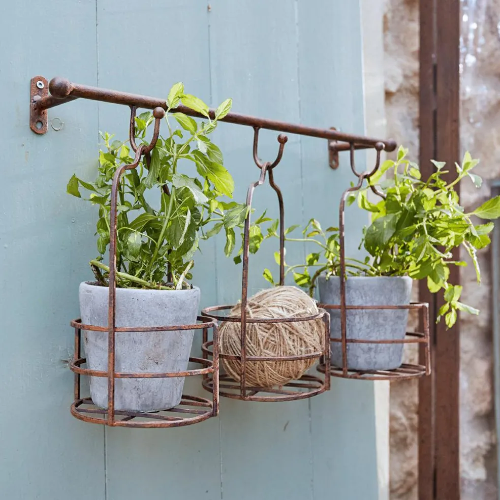 Étagère murale et paniers à plantes Hemente