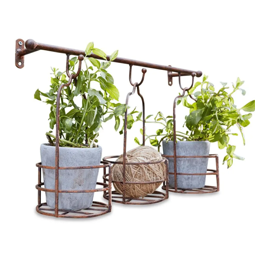 Étagère murale et paniers à plantes Hemente